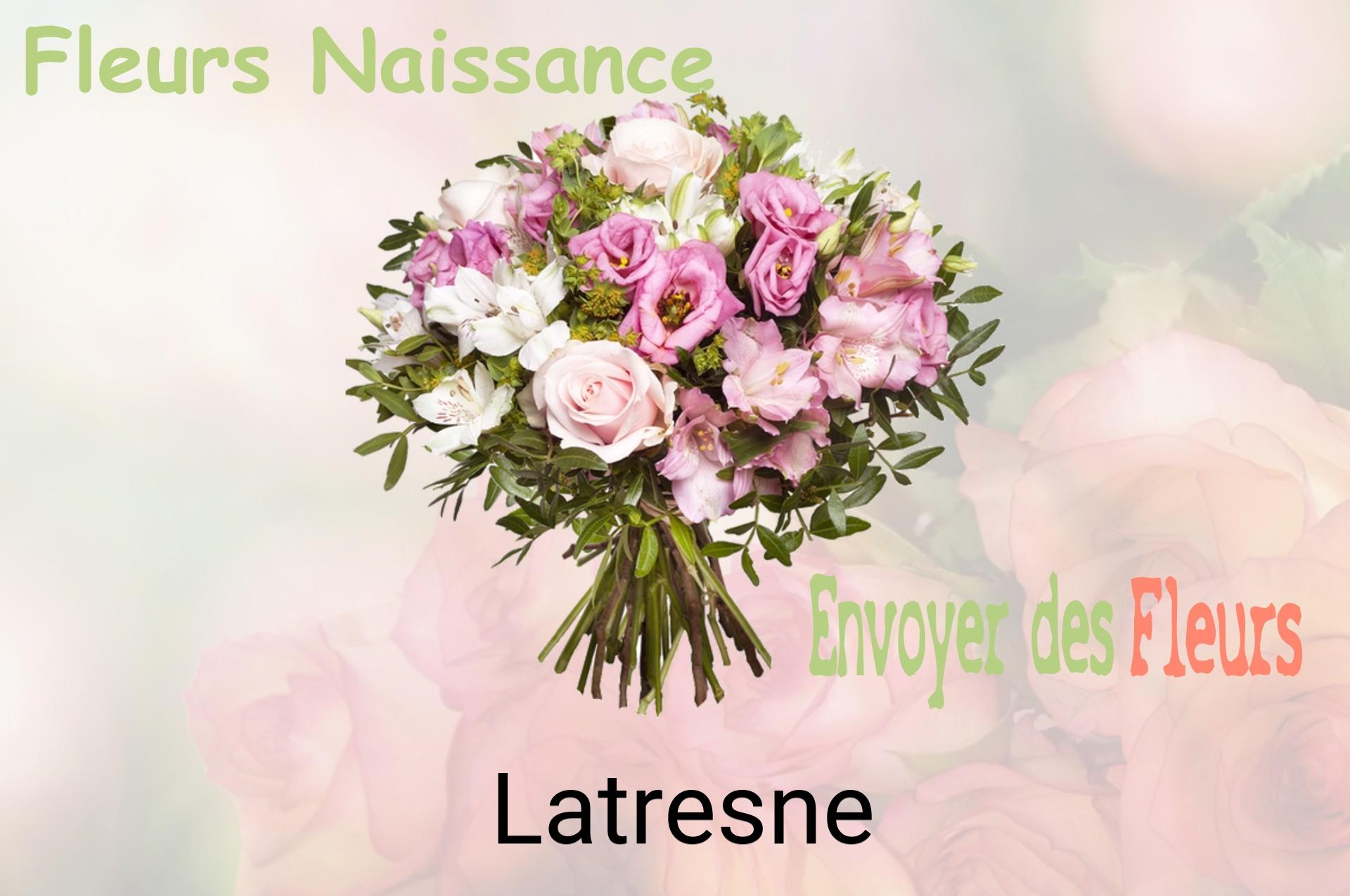 Bouquet de fleurs de naissance livré à Latresne